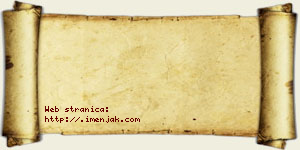 Jelica Brzaković vizit kartica